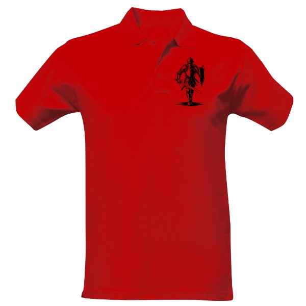 Pánská polokošile Cotton s potiskem Rytíř v brnění