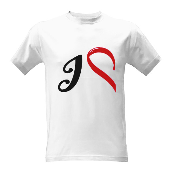 Tričko s potiskem i Love